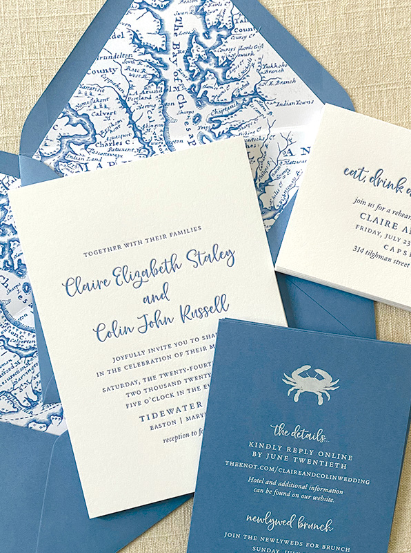 Eastern Shore Wedding Invitations Maryland Wedding Invitations Baltimore Wedding Invitations