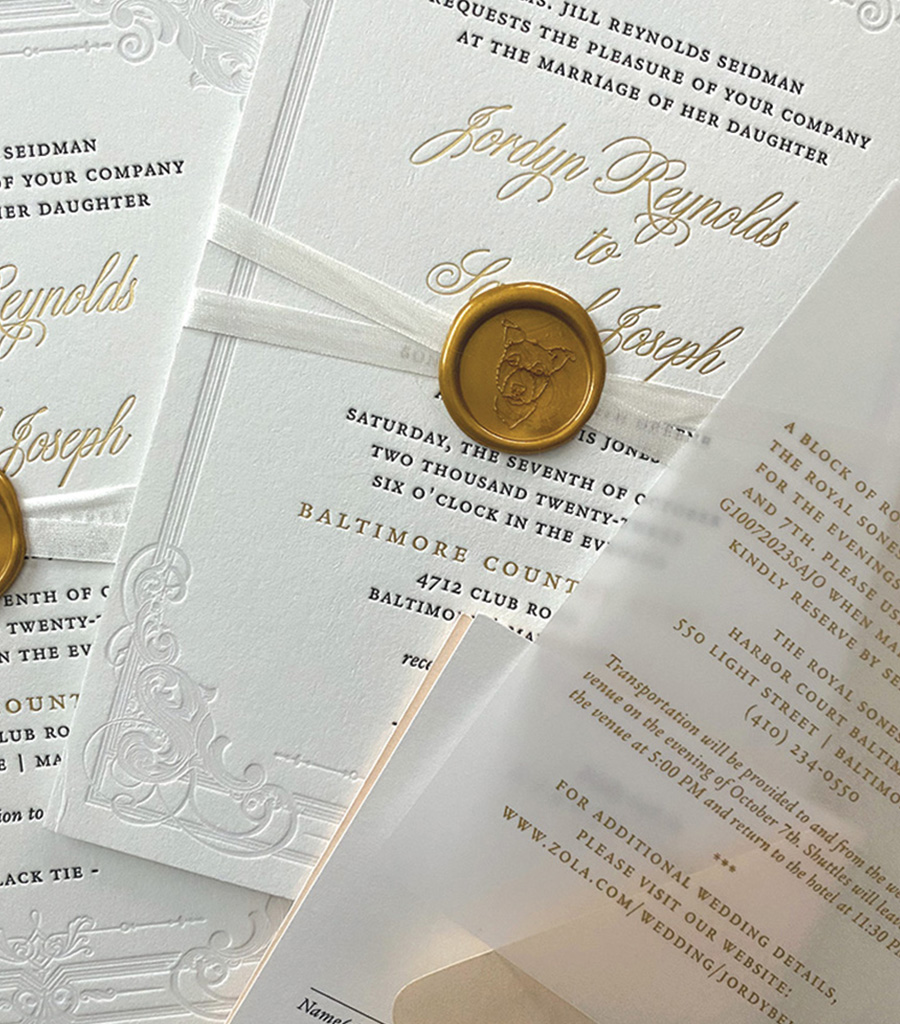 Baltimore Wedding Invitations