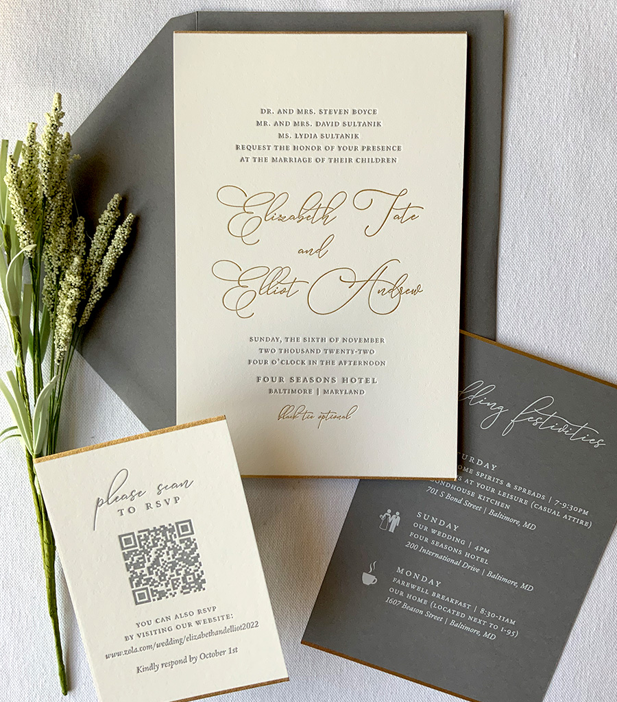 Baltimore Wedding Invitations